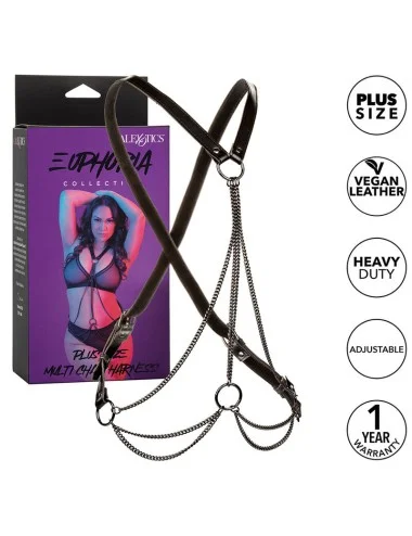 CALEXOTICS - EUPHORIA MULTICHAIN HARNESS PREMIUM PLUS SIZE