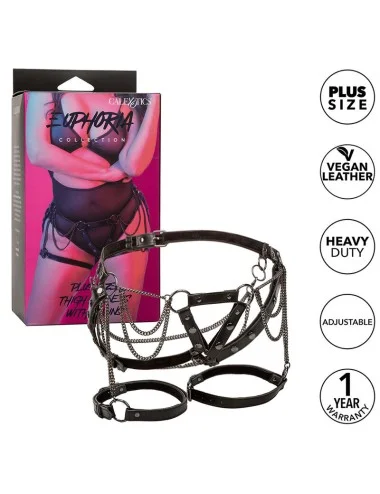 CALEXOTICS - EUPHORIA MULTICHAIN THIGH HARNESS PREMIUM PLUS SIZE