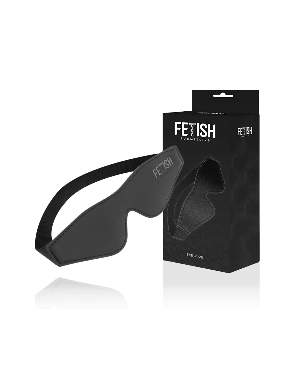 FETISH SUBMISSIVE - VEGAN LEATHER MASK WITH NOPRENE LINING FETISH SUBMISSIVE - VEGAN LEATHER MASK WITH NOPRENE LINING