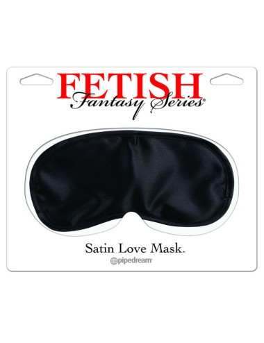 FETISH FANTASY SERIES - SATIN LOVE MASK BLACK