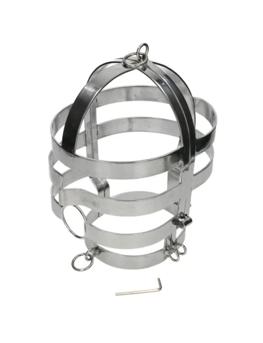 METAL HARD - MASK WITH STEEL NECKLACE