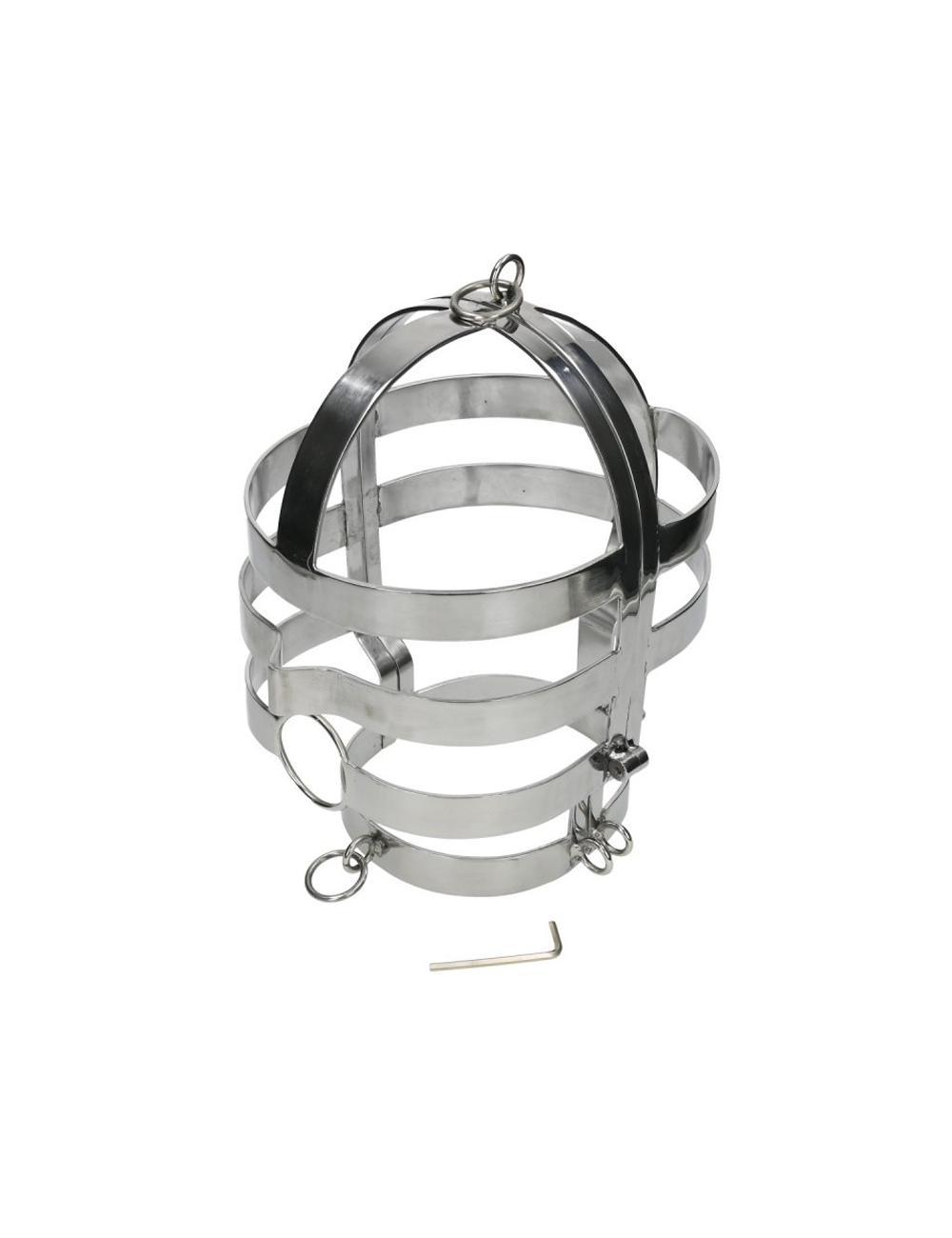 METAL HARD - MASK WITH STEEL NECKLACE