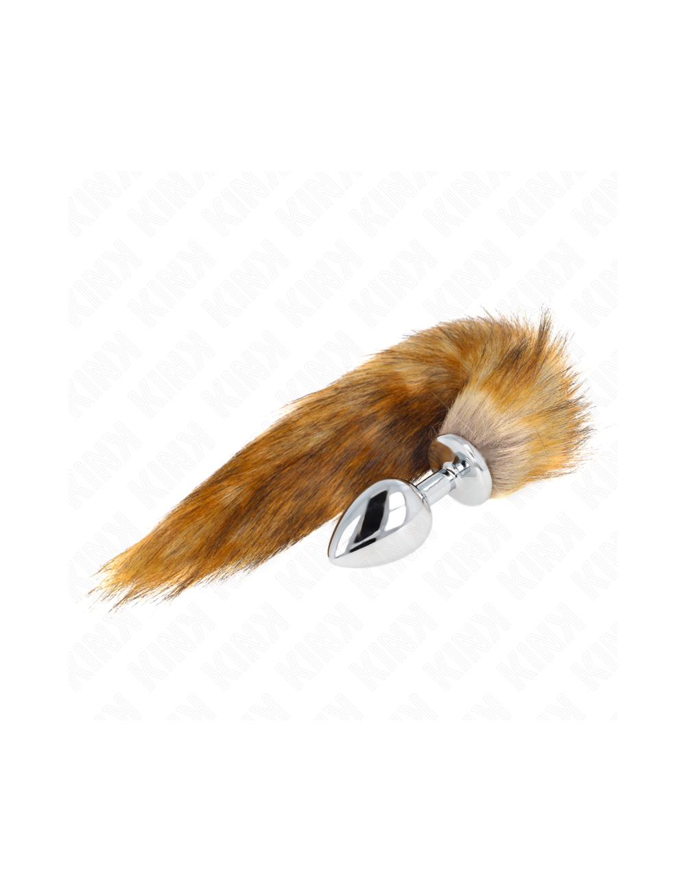 KINK - ANAL PLUG SIZE L 10 X 4 CM WITH SYNTHETIC TAIL 40 CM BROWN