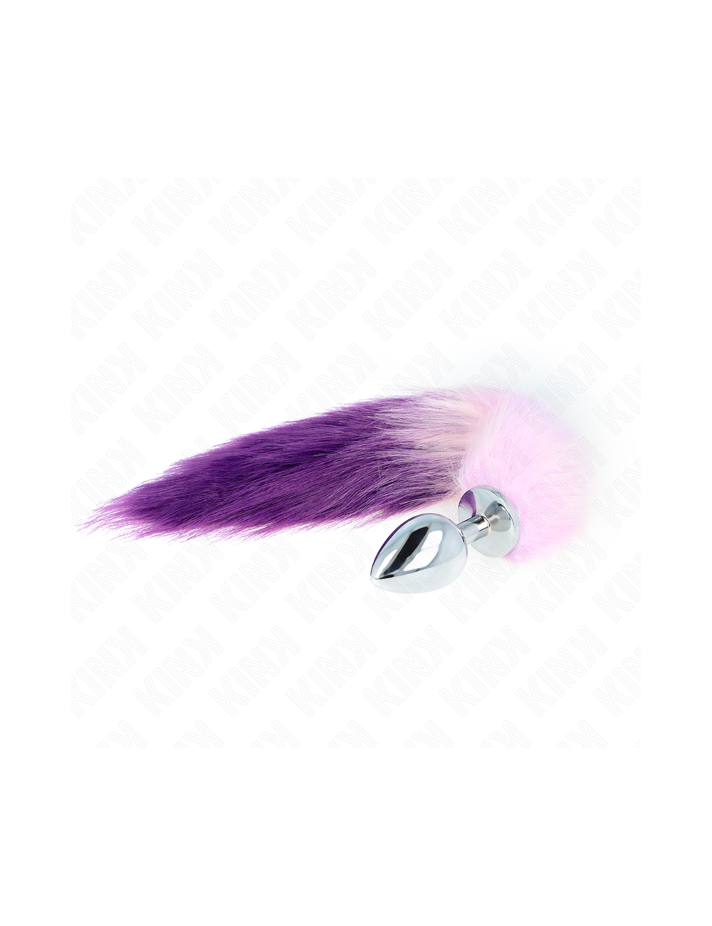 KINK - ANAL PLUG SIZE L 10 X 4 CM WITH SYNTHETIC TAIL 40 CM PURPLE
