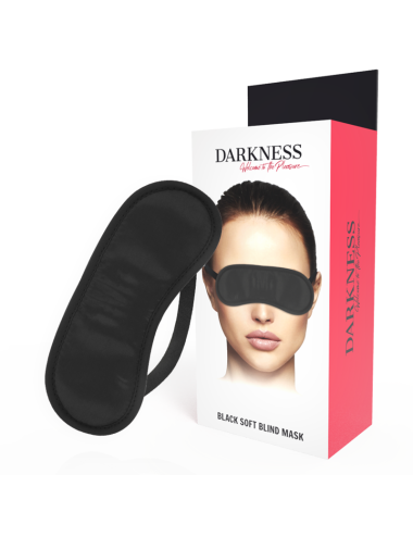 DARKNESS - STRAIGHT BLACK MASK