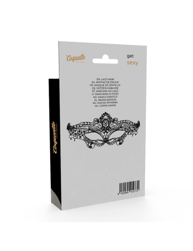 COQUETTE CHIC DESIRE - LACE MASK BLACK