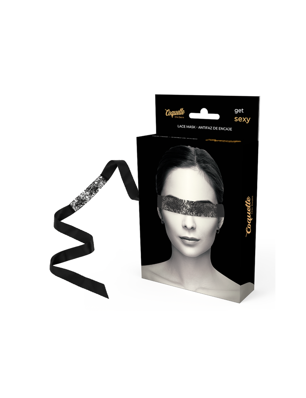 COQUETTE CHIC DESIRE - LACE MASK BLACK COQUETTE CHIC DESIRE - LACE MASK BLACK