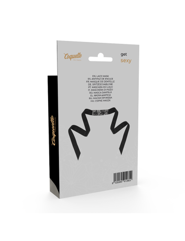 COQUETTE CHIC DESIRE - LACE MASK BLACK