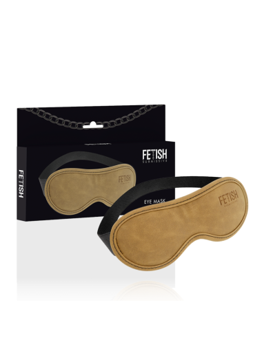 FETISH SUBMISSIVE ORIGEN - VEGAN LEATHER MASK WITH NEOPRENE LINING