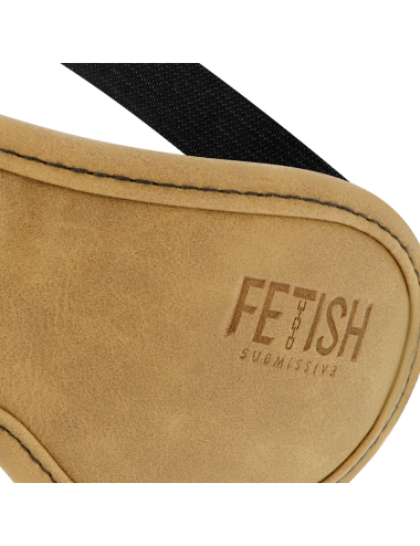 FETISH SUBMISSIVE ORIGEN - VEGAN LEATHER MASK WITH NEOPRENE LINING