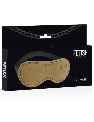 FETISH SUBMISSIVE ORIGEN - VEGAN LEATHER MASK WITH NEOPRENE LINING