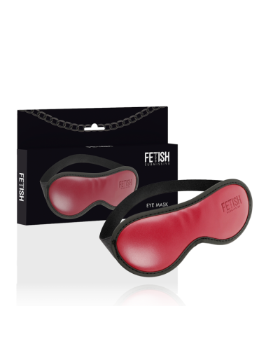 FETISH SUBMISSIVE DARK ROOM - VEGAN LEATHER MASK WITH NEOPRENE LINING