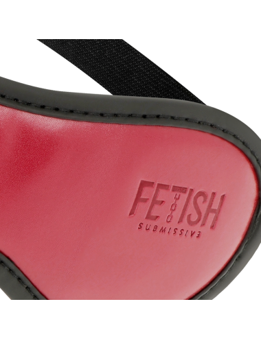 FETISH SUBMISSIVE DARK ROOM - VEGAN LEATHER MASK WITH NEOPRENE LINING
