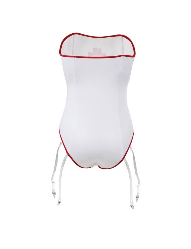 SUBBLIME - SEXY NURSE COSTUME WITH TEDDY S/M