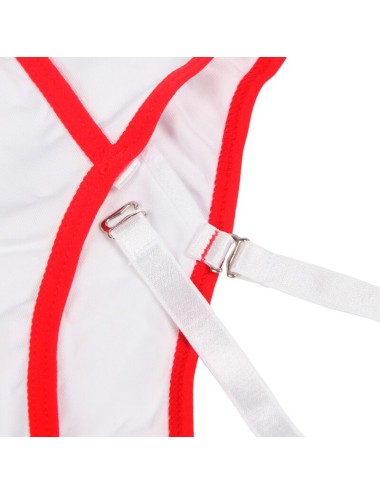SUBBLIME - SEXY NURSE COSTUME WITH TEDDY S/M