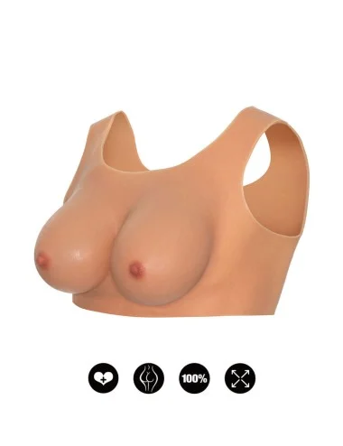 HIDDEN DESIRE - ALTER EGO WEARABLE BREAST TOP C-CUP FLESH