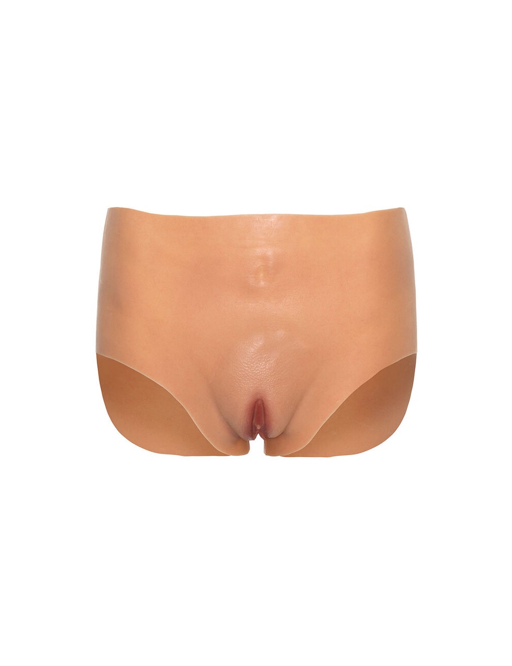 HIDDEN DESIRE - ALTER EGO OPEN VAGINA BRIEF HIGH WAIST FLESH