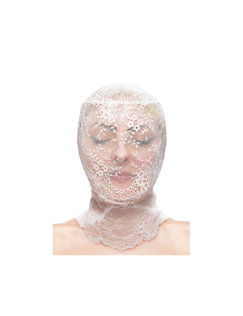 NS NOVELTIES - FETISH & FASHION LACE HOOD WHITE NS NOVELTIES - FETISH & FASHION LACE HOOD WHITE