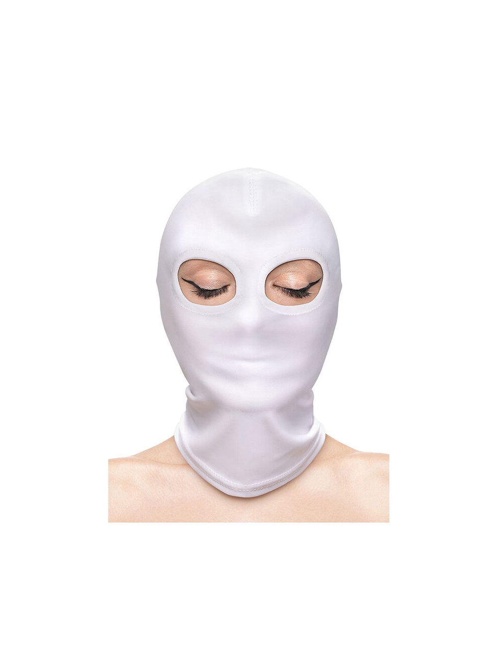 NS NOVELTIES - FETISH & FASHION EYES HOOD NYLON WHITE NS NOVELTIES - FETISH & FASHION EYES HOOD NYLON WHITE