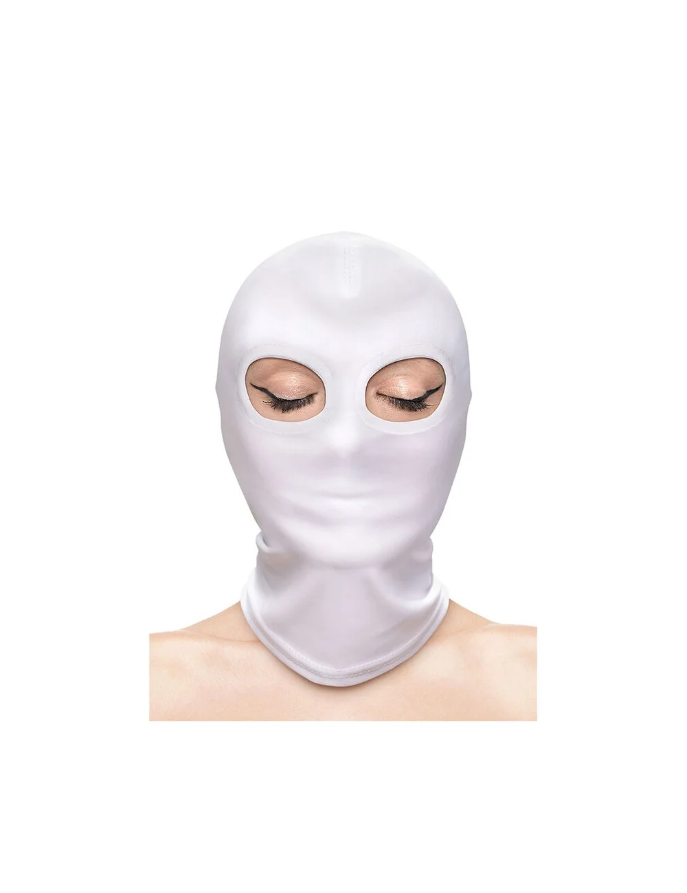 NS NOVELTIES - FETISH & FASHION EYES HOOD NYLON WHITE NS NOVELTIES - FETISH & FASHION EYES HOOD NYLON WHITE