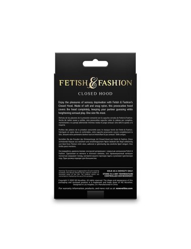 NS NOVELTIES - FETISH & FASHION CLOSED HOOD NYLON WHITE