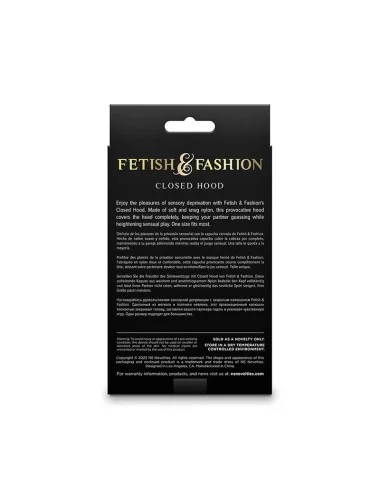 NS NOVELTIES - FETISH & FASHION CLOSED HOOD NYLON WHITE