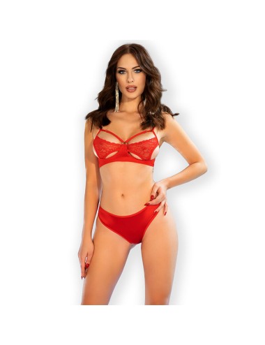 CHILIROSE - CR 4676 SET TWO PIECES RED XL