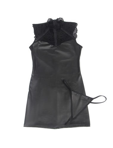 SUBBLIME - SEXY LEATHER DRESS L/XL