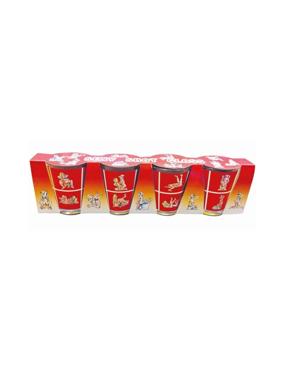 DIABLO PICANTE - 4 CHUPITOS DE CRISTAL KAMASUTRA