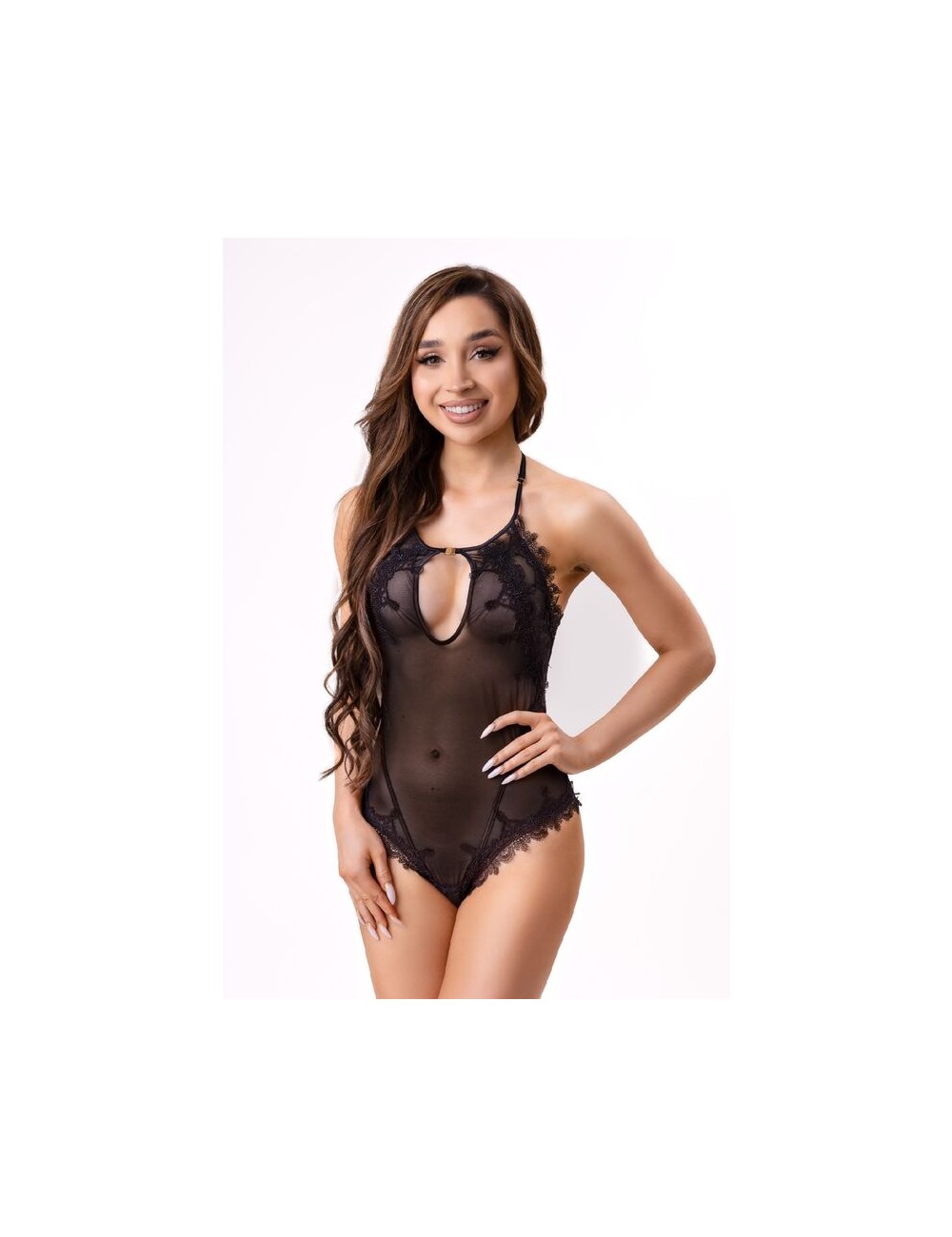 LIVCO CORSETTI FASHION - DAIANA 20248 BODYSTOCKING SANS FOURRURE NOIR S/M LIVCO CORSETTI FASHION - DAIANA 20248 BODYSTOCKING SANS FOURRURE NOIR S/M