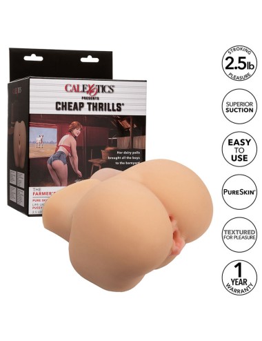 CALEXOTICS - LA FILLE DU FERMIER DOUBLE MASTURBATEUR RÉALISTE CHAIR