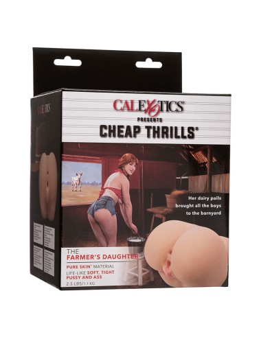 CALEXOTICS - LA FILLE DU FERMIER DOUBLE MASTURBATEUR RÉALISTE CHAIR