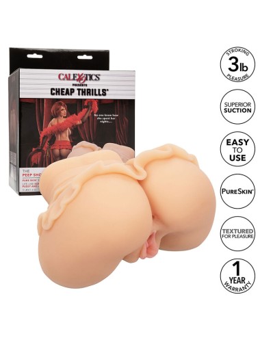 CALEXOTICS - THE PEEP SHOW GIRL DOUBLE MASTURBATEUR RÉALISTE CHAIR