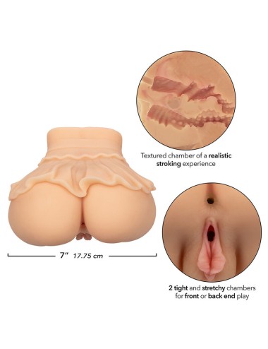CALEXOTICS - THE PEEP SHOW GIRL DOUBLE MASTURBATEUR RÉALISTE CHAIR
