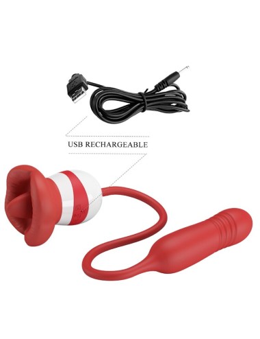 PRETTY LOVE - ASHLYNN MASTURBATEUR BOUCHE ROUGE