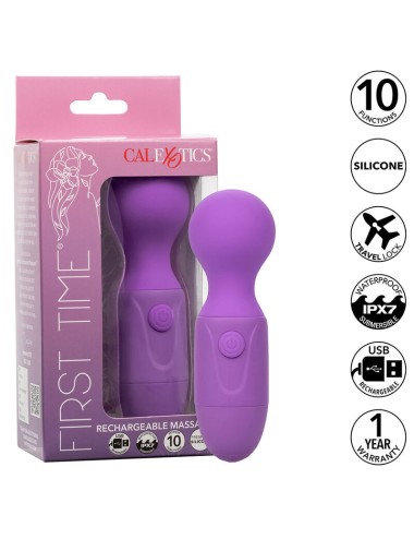 CALEXOTICS - FIRST TIME MASSEUR RECHARGEABLE 10 VIBRATIONS VIOLET
