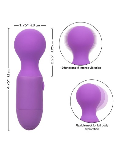 CALEXOTICS - FIRST TIME MASSEUR RECHARGEABLE 10 VIBRATIONS VIOLET