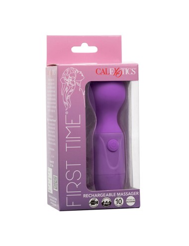 CALEXOTICS - FIRST TIME MASSEUR RECHARGEABLE 10 VIBRATIONS VIOLET