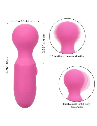 CALEXOTICS - FIRST TIME MASSEUR RECHARGEABLE 10 VIBRATIONS ROSE