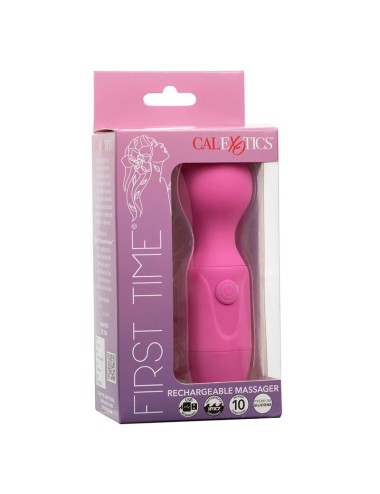 CALEXOTICS - FIRST TIME MASSEUR RECHARGEABLE 10 VIBRATIONS ROSE