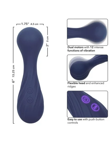 CALEXOTICS - CHARISMA TEMPTATION MASSAGER 12 FUNCTIONS PURPLE
