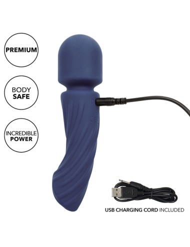 CALEXOTICS - CHARISMA ALLURE MASSAGER DUAL MOTORS 12 FUNCTIONS 17.25 CM X 4.5 CM PURPLE