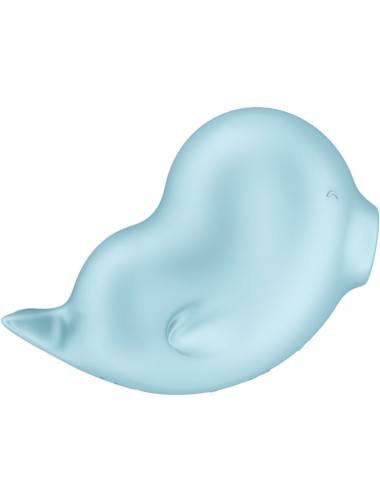 SATISFYER - SASSY SEAL STIMULATOR & VIBRATOR BLUE