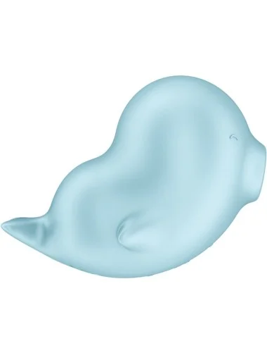 SATISFYER - SASSY SEAL STIMULATOR & VIBRATOR BLUE
