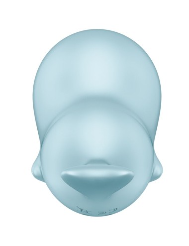 SATISFYER - SASSY SEAL STIMULATOR & VIBRATOR BLUE