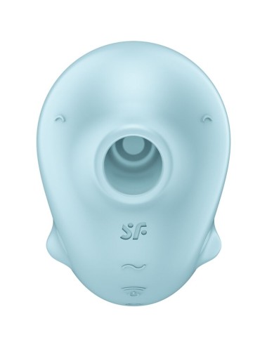 SATISFYER - SASSY SEAL STIMULATOR & VIBRATOR BLUE