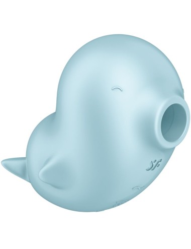 SATISFYER - SASSY SEAL STIMULATOR & VIBRATOR BLUE
