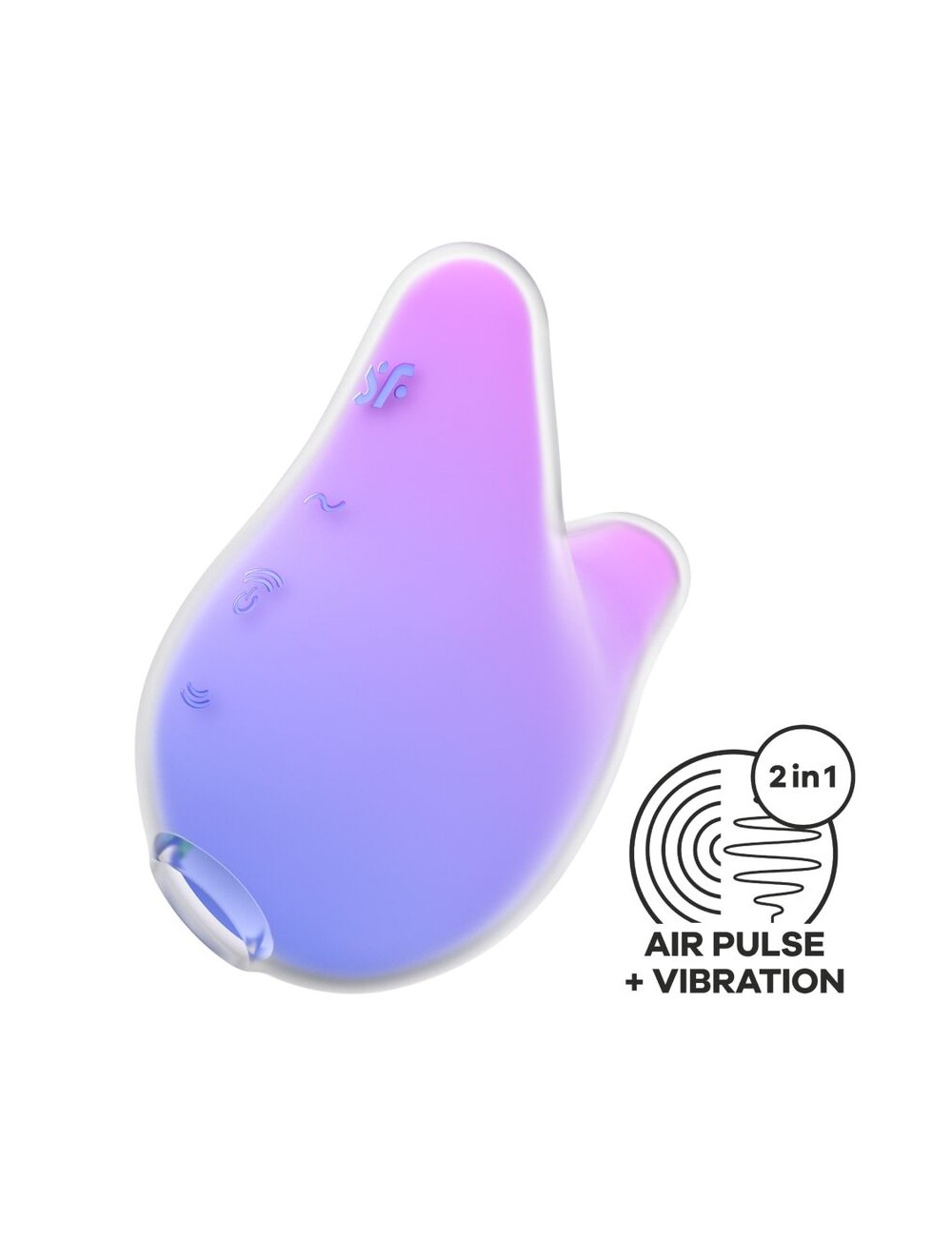 SATISFYER - MERMAID VIBES STIMULATOR & VIBRATOR VIOLET AND PINK SATISFYER - MERMAID VIBES STIMULATOR & VIBRATOR VIOLET AND PINK