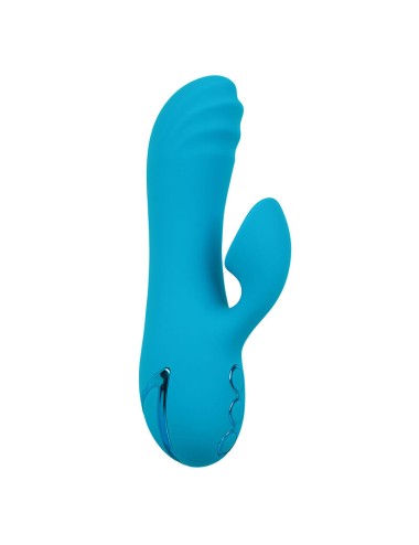 CALEXOTICS - SUNSET BEACH SEDUCER VIBRATOR & STIMULATOR 10 FUNCTIONS BLUE