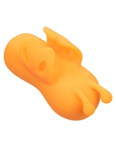 CALEXOTICS - NEON VIBES THE BUZZING VIBE FINGER STIMULATOR 10 VIBRATIONS ORANGE